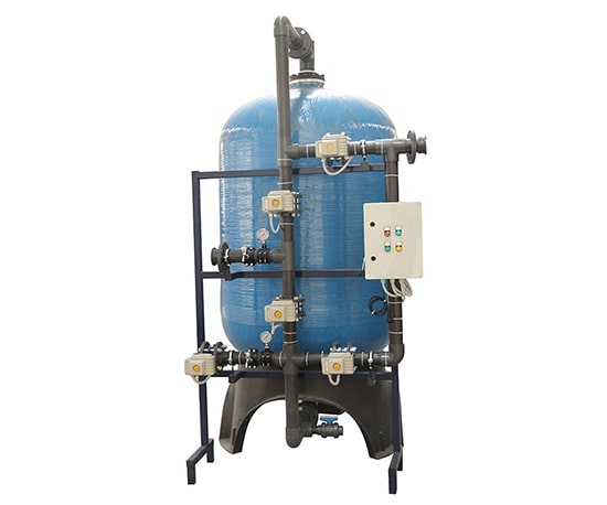 Water Treatment Sand / Media / Dual Media Filtration Domestic Water Treatment Systems